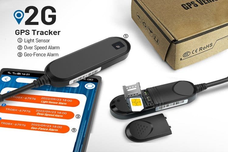 TR08X tracker with sim card